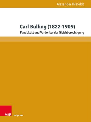 cover image of Carl Bulling (1822–1909)